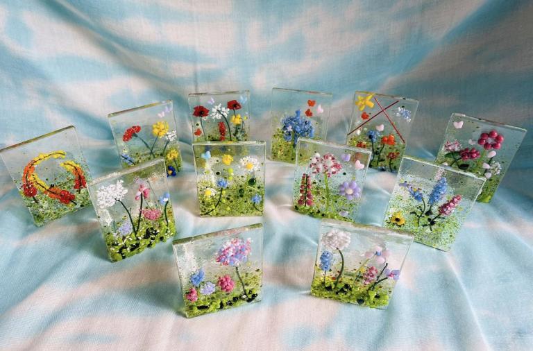 Glass workshop - Tea light holders