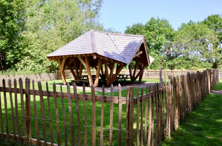 Forest Shelter Fenced Private Area